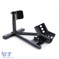 Motorradständer Montageständer mit verstellbarem Rocker bis zu 680 kg, schwarz-image-6191074