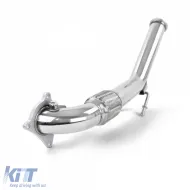 Motorsport Edelstahl-Downpipe geeignet für Audi A3 TT VW Golf 5 6 Jetta Scirocco Tiguan-image-6277354
