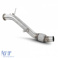 image-41-Motorsport stainless steel downpipe replacement pipe suitable for BMW E81 E82 E87 E88 Diesel