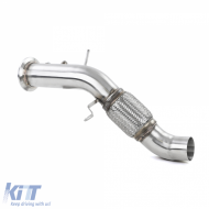 Motorsport stainless steel downpipe replacement pipe for BMW X5 35d 3.0 sd 286HP E70 M57N2 - ODCESB6025733