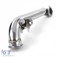 Motorsport stainless steel downpipe replacement pipe for Mini Cooper R56 R57 R58 R59 R60 R61-image-6261469