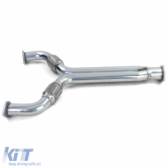 Motorsport Y downpipe for Nissan 350Z Z33 03-07 Infiniti G35 03-06-image-6209721