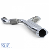 Motorsport Y downpipe for Nissan 350Z Z33 03-07 Infiniti G35 03-06-image-6209722