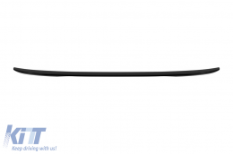 MP Style spoiler suitable for BMW 5 Series G30 sedan 2017-2020, black lacquer-image-6237113