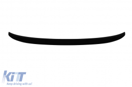 MP Style spoiler suitable for BMW 5 Series G30 sedan 2017-2020, black lacquer-image-6237115