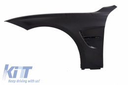 Mprostiná fterá katállhla gia BMW 3 Series 3 F30 F31 (2011-up) Sedan Touring M3 Schediasmós Mavro-image-6009368