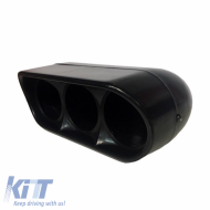 Műszerfal kiegészítő műszertartó konzol, hármas (3 x 52mm), fekete, Auto Gauge-image-6300830