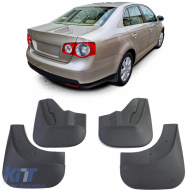 Mud flap set front and rear black for VW Jetta 3 1K2 05-10 - ODBKV6013993