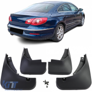 Mud flap set front and rear black for VW Passat CC 35 08-12 - ODBKV6014673