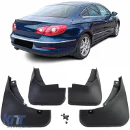 image-79-Mud flap set front and rear black for VW Passat CC 35 08-12
