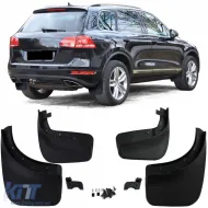 image-38-Mud flap set front and rear black for VW Touareg II 7P 2010-2018