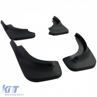 Mud flap set front and rear black for VW Touareg I 7L 2002-2010-image-6209816
