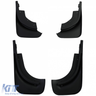Mud flap set front and rear black for VW Touareg I 7L 2002-2010-image-6209821