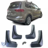 image-35-Mud flap set front and rear black for VW Touran 2 5T pre-facelift 15-21