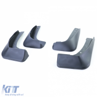 Mud flap set front and rear black for VW Touran 2 5T pre-facelift 15-21-image-6204195