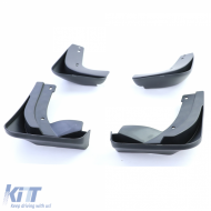 Mud flap set front and rear black for VW Touran 2 5T pre-facelift 15-21-image-6204198