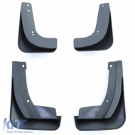 Mud flap set front and rear black for VW Touran 2 5T pre-facelift 15-21-image-6204199