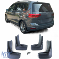 Mud flap set front and rear black for VW Touran II 2015-2021 - ODBKV6014402