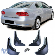 Mud flaps set front and rear black for VW Passat B7 3C 10-14 - ODBAV6012733