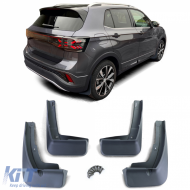 Mud flaps set front and rear black for VW T-Cross C1 from 18 - ODSAV6014332