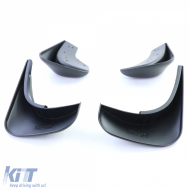 Mudflap-Set vorne und hinten schwarz, geeignet für VW Touran 1 1T 03-15-image-6201619
