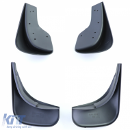 Mudflap-Set vorne und hinten schwarz, geeignet für VW Touran 1 1T 03-15-image-6201620