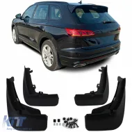 image-51-Mudflap-Set vorne und hinten schwarz, geeignet für VW Touareg CR ab 18 ohne R-Line