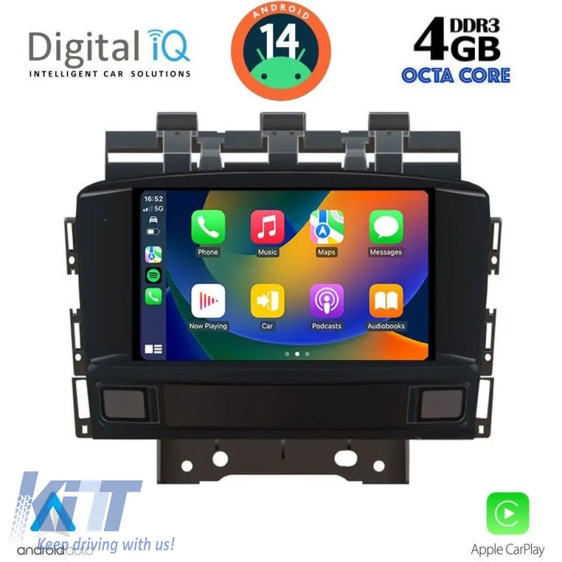 Multimedia Screen 7" Tablet OEM suitable for Opel Astra J 10-16 Android 14 1.6Ghz 8core 4GB IQ MSG472_CPA