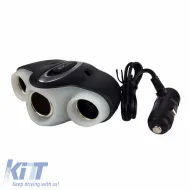 Multistecker Triple Exspider Schwarz 22642 1 Stk-image-6302750