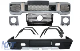 image-13-Nachrüstung Kit für Mercedes G-Klasse W463 89-18 G63 G65 Look Gitter Radkästen