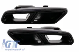 image-20-Nastavci prigušivača ispušnog sustava za Mercedes S-klasu W222 E-klasu W212 Facelift CLS W218 SL-klasu R231 E63 S65 Dizjan Black Exclusive Editon