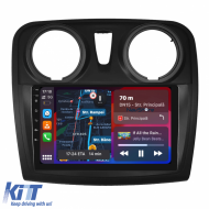 Navigation for Android Dacia Logan Sandero (2012-2020), 9Inch, 4Gb Ram, 64Gb Storage, CarPlay - NAVDC94LWF