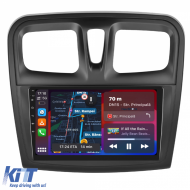 Navigation for Android Dacia Logan Sandero (2012-2020), 9Inch, 4Gb Ram, 64Gb Storage, Bluetooth, Carplay - NAVDC94QJM