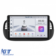 Navigation for Android Dedicated Fiat 500 (2007 - 2015), 9 Inch, 4Gb Ram, 64Gb Storage, Bluetooth, WiFi, Carplay - NAVFT94QNG