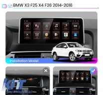 Navigation for BMW X3 F25, X4 F26 (2011-2017), 10.25 Inch, 4Gb Ram, 64Gb Storage, Carplay - NAVBM10254RCP