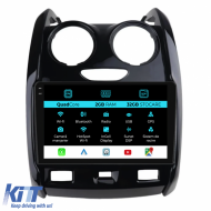 Navigation for Dacia, Duster (2010-2020), Incell 9Inch, 2Gb Ram, 32Gb Storage, Carplay - NAVDC92HXT