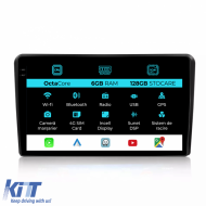 Navigation for Fiat Bravo, 2006 - 2014, 9 Inch, 6Gb Ram, 128Gb Storage, Carplay. - NAVFT96JQV