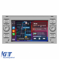 Navigation for Ford, 7Inch, 2Gb Ram, 64Gb storage, Waze, Youtube, Grey - NAVF72ENE