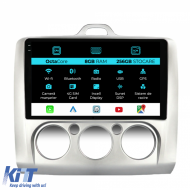 Navigation for Ford Focus, (2004-2012), 9Inch, 8Gb Ram, 256Gb Storage, Carplay, Manual Climate Control - NAVF98XDO