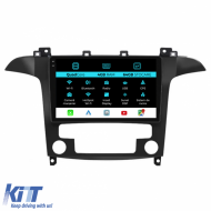 Navigation for Ford S-Max, (2006 - 2015), QuadCore, 9 Inch, 4Gb Ram, 64Gb Storage, Carplay, Automatic Climate Control - NAVF94VTY