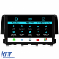 Navigation for Honda Civic, 2015-2021, QuadCore, 9 Inch, 4Gb RAM, 64Gb Storage, Carplay - NAVHN94SYL