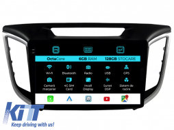 Navigation for Hyundai IX25 (2015-2019), 10 Inch, 6Gb Ram, 128Gb Storage, Carplay - NAVHY106RND