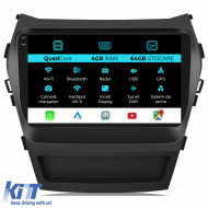 Navigation for Hyundai IX45 Santa Fe (2013-2017), QuadCore, 9 Inch, 4Gb Ram, 64Gb Storage, Carplay. - NAVHY94KHV