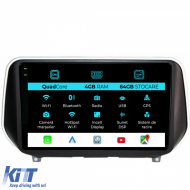 Navigation for Hyundai Santa Fe, 2018-2024, QuadCore, 9 Inch, 4Gb Ram, 64Gb Storage, Carplay - NAVHY94ZZM