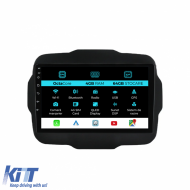 Navigation for Jeep Renegade, 2016-2020, 9Inch, 4Gb Ram, 64Gb Storage, Carplay - NAVJP94EPU