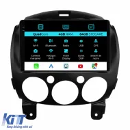 image-64-Navigation for Mazda 2, (2007-2014), QuadCore, 9 Inch, 4Gb Ram, 64Gb storage, Carplay