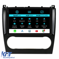 Navigation for Mercedes C-Class W203, CLK W209 (2005 - 2009), QuadCore, 9 Inch, 4Gb RAM, 64Gb Storage, Carplay - NAVMB94YSJ