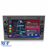 Navigation for Opel, 7 Inch, 4Gb Ram, 64Gb storage, Carplay, Gray - NAVOP74EKN