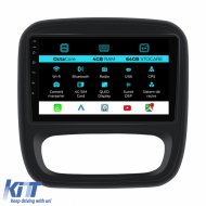 Navigation for Opel Vivaro, Renault Trafic, Fiat Talento (2014 - 2018), 9 Inch, 4Gb Ram, 64Gb storage, Carplay - NAVOP94RID