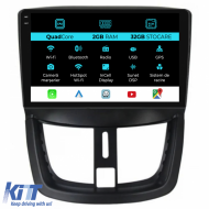 Navigation for Peugeot 207, (2006-2015), 9 Inch, 2Gb Ram, 32Gb Storage, Carplay - NAVPG92XJD